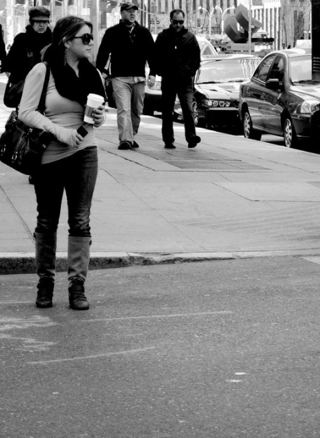 Exploring the city.