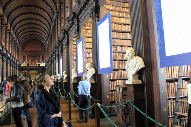 Book of Kells at Trinity College, Dublin, Ireland