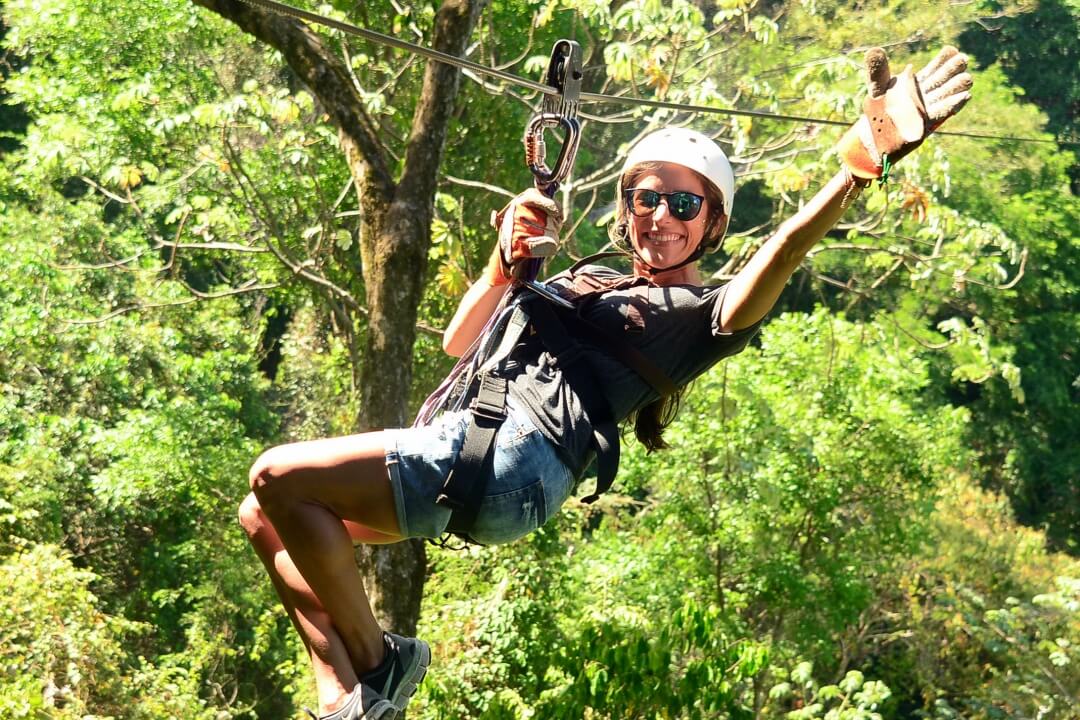 Ziplining in Costa Rica