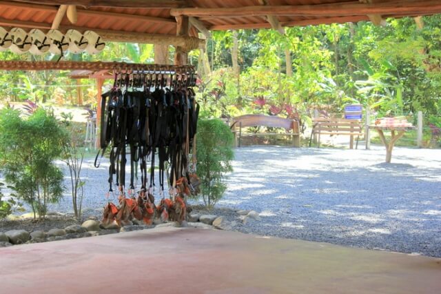 Zip lining equipment