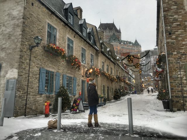 Quartier Petit Champlain, Christmas in Quebec City