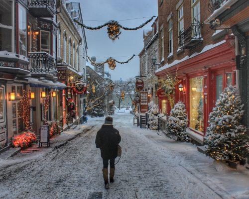 Quartier Petit Champlain, Christmas in Quebec City