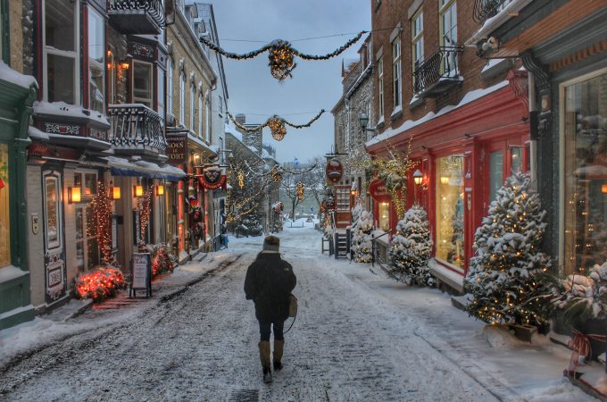 Quartier Petit Champlain, Christmas in Quebec City