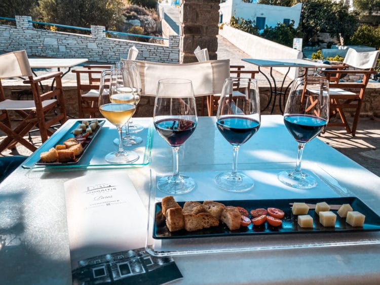 Wine Tasting in the Cyclades