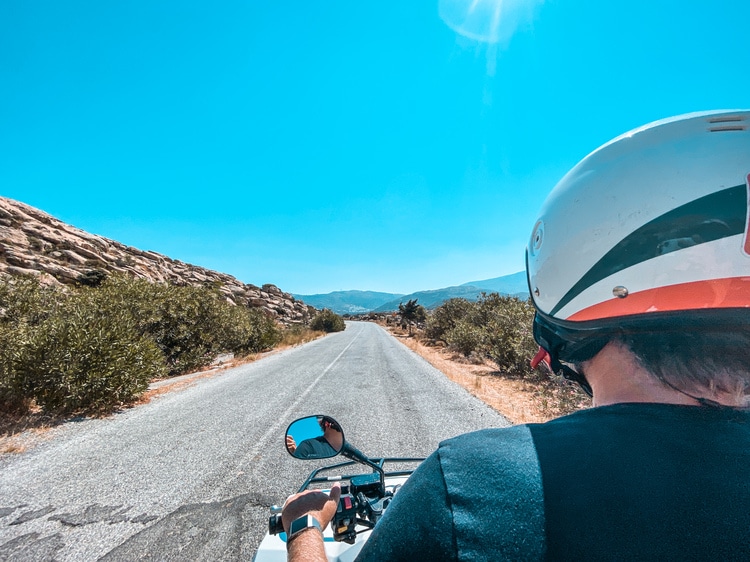 One Day in Naxos, Exploring Naxos by ATV