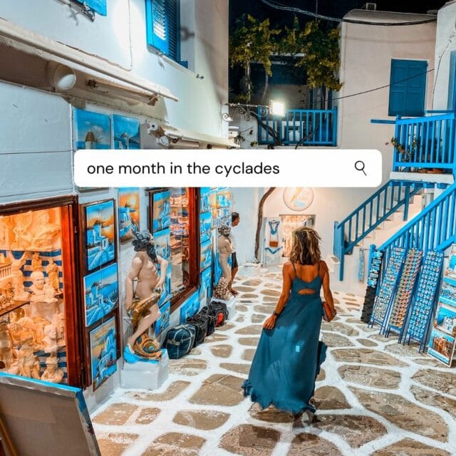 One Month in the Cyclades